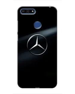 Чехол для Huawei Honor 7A Pro с картинкой «Mercedes на металле» Чехол для Huawei Honor 7A Pro с картинкой «Mercedes на металле»