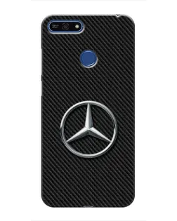 Чехол для Huawei Honor 7A Pro с картинкой «Карбоновый Mercedes стиль» Чехол для Huawei Honor 7A Pro с картинкой «Карбоновый Mercedes стиль»
