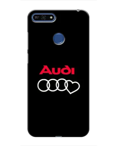 Чехол для Huawei Honor 7A Pro с картинкой «Логотип Audi Heart»