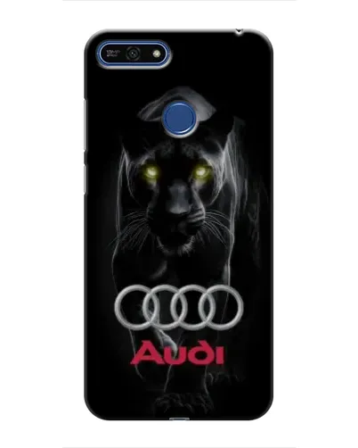 Чехол для Huawei Honor 7A Pro с картинкой «Пантера и Audi»