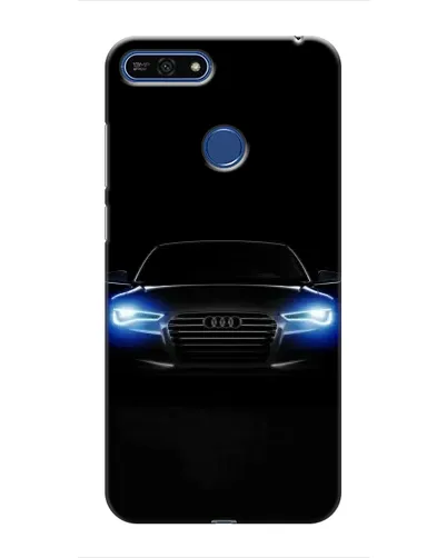 Чехол для Huawei Honor 7A Pro с картинкой «Audi в неоне»