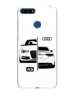 Чехол для Huawei Honor 7A Pro с картинкой «Audi — контрастный дизайн» Чехол для Huawei Honor 7A Pro с картинкой «Audi — контрастный дизайн»