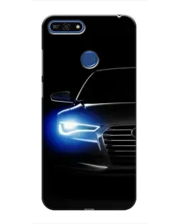 Чехол для Huawei Honor 7A Pro с картинкой «Неоновый взгляд Audi» Чехол для Huawei Honor 7A Pro с картинкой «Неоновый взгляд Audi»