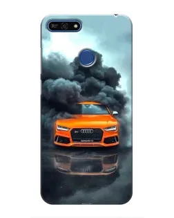 Чехол для Huawei Honor 7A Pro с картинкой «Audi в облаках дыма» Чехол для Huawei Honor 7A Pro с картинкой «Audi в облаках дыма»