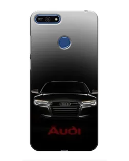 Чехол для Huawei Honor 7A Pro с картинкой «Audi — градиентный контур» Чехол для Huawei Honor 7A Pro с картинкой «Audi — градиентный контур»