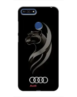 Чехол для Huawei Honor 7A Pro с картинкой «Графика — пантера и Audi» Чехол для Huawei Honor 7A Pro с картинкой «Графика — пантера и Audi»