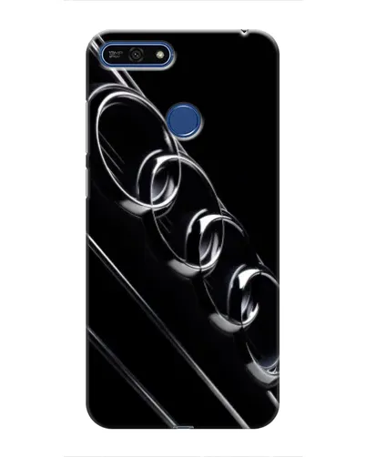Чехол для Huawei Honor 7A Pro с картинкой «Audi — абстрактные кольца»