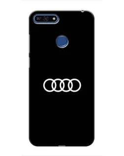 Чехол для Huawei Honor 7A Pro с картинкой «Audi White Logo» Чехол для Huawei Honor 7A Pro с картинкой «Audi White Logo»