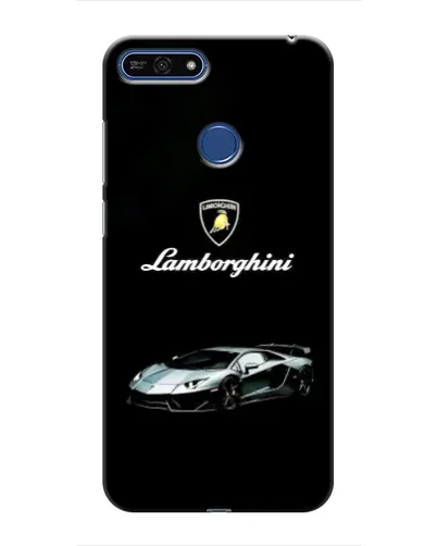 Чехол для Huawei Honor 7A Pro с картинкой «Логотип Lamborghini классика»