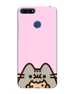 Чехол для Huawei Honor 7A Pro с картинкой «Pusheen и печенье» Чехол для Huawei Honor 7A Pro с картинкой «Pusheen и печенье»