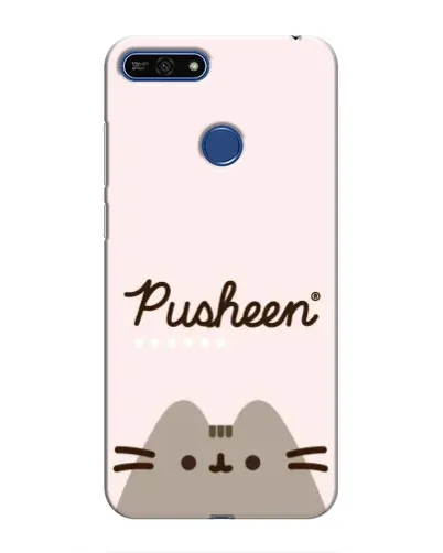 Чехол для Huawei Honor 7A Pro с картинкой «Pusheen логотип» Чехол для Huawei Honor 7A Pro с картинкой «Pusheen логотип»