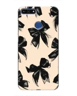 Чехол для Huawei Honor 7A Pro с картинкой «Паттерн черные банты» Чехол для Huawei Honor 7A Pro с картинкой «Паттерн черные банты»