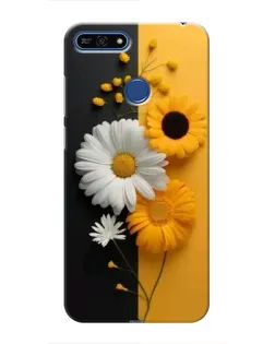 Чохол для Huawei Honor 7A Pro з картинкою «Соняшник та ромашка» Чохол для Huawei Honor 7A Pro з картинкою «Соняшник та ромашка»