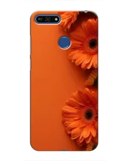 Чохол для Huawei Honor 7A Pro з картинкою «Помаранчеві гербери» Чохол для Huawei Honor 7A Pro з картинкою «Помаранчеві гербери»