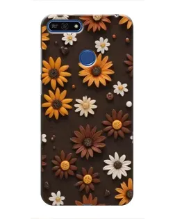 Чохол для Huawei Honor 7A Pro з картинкою «Візерунок з маленьких соняшників» Чохол для Huawei Honor 7A Pro з картинкою «Візерунок з маленьких соняшників»
