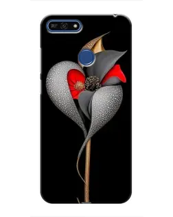 Чохол для Huawei Honor 7A Pro з картинкою «Срібна фантазійна квітка» Чохол для Huawei Honor 7A Pro з картинкою «Срібна фантазійна квітка»
