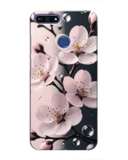 Чохол для Huawei Honor 7A Pro з картинкою «Ніжня сакура та краплі» Чохол для Huawei Honor 7A Pro з картинкою «Ніжня сакура та краплі»
