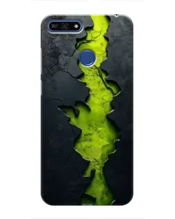 Чехол для Huawei Honor 7A Pro с картинкой «Салатовый разлом скалы» Чехол для Huawei Honor 7A Pro с картинкой «Салатовый разлом скалы»