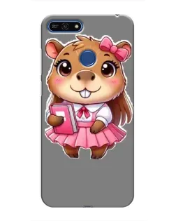 Чохол для Huawei Honor 7A Pro з картинкою «Дівчинка капібара»