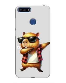Чохол для Huawei Honor 7A Pro з картинкою «Капібара репер даб»