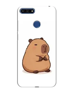Чохол для Huawei Honor 7A Pro з картинкою «Товстенька капібара»