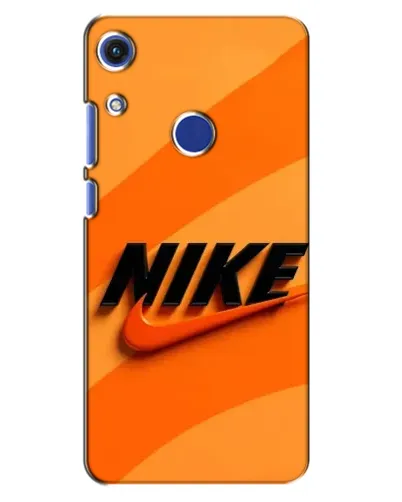 Чехол для Huawei Honor 8A с картинкой «Оранжевый драйв Nike»