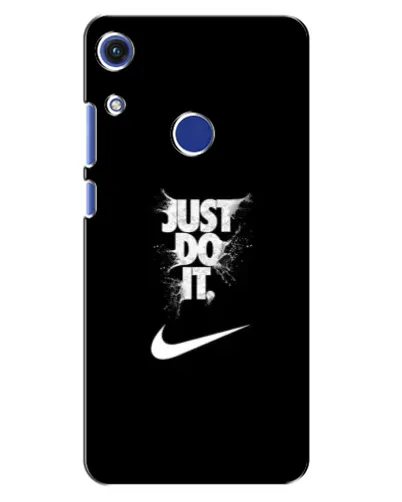 Чехол для Huawei Honor 8A с картинкой «Текстовый принт Nike»