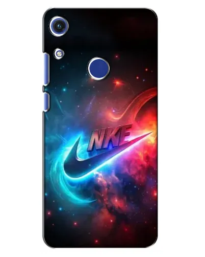 Чехол для Huawei Honor 8A с картинкой «Огненный логотип Nike»