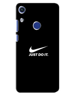 Чехол для Huawei Honor 8A с картинкой «Минимализм от Nike»