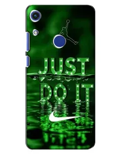 Чехол для Huawei Honor 8A с картинкой «Зеленый неоновый Nike»
