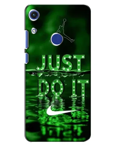 Чехол для Huawei Honor 8A с картинкой «Зеленый неоновый Nike»
