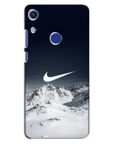 Чехол для Huawei Honor 8A с картинкой «Nike — зимние горы»