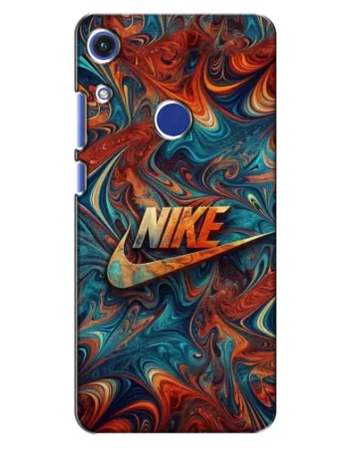 Чехол для Huawei Honor 8A с картинкой «Nike в абстракции»