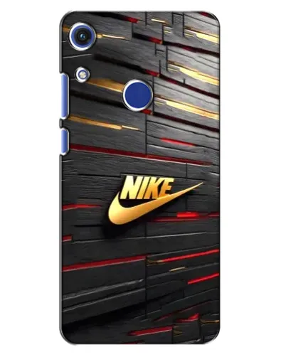 Чехол для Huawei Honor 8A с картинкой «Золотой Nike на металле»