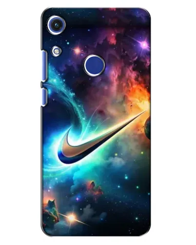 Чехол для Huawei Honor 8A с картинкой «Космический Nike Swoosh»