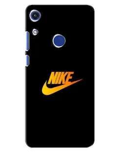 Чехол для Huawei Honor 8A с картинкой «Золотой логотип Nike»