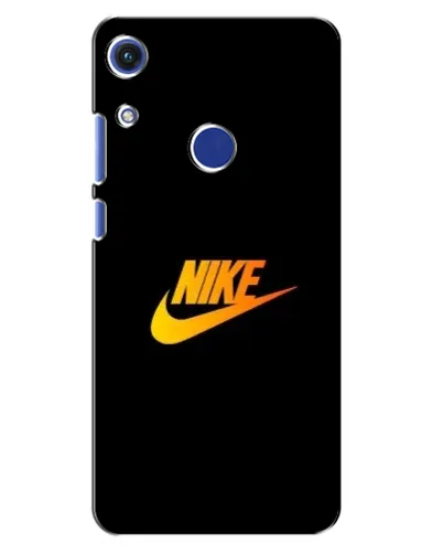 Чехол для Huawei Honor 8A с картинкой «Золотой логотип Nike»