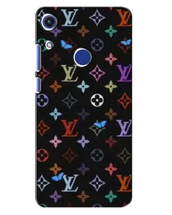 Чехол для Huawei Honor 8A с картинкой «Цветная монограмма LV»