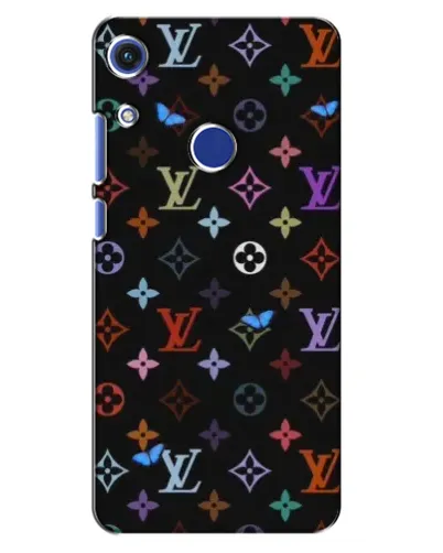 Чехол для Huawei Honor 8A с картинкой «Цветная монограмма LV»