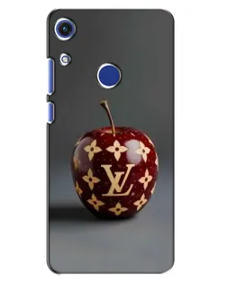 Чехол для Huawei Honor 8A с картинкой «Красное яблоко LV»