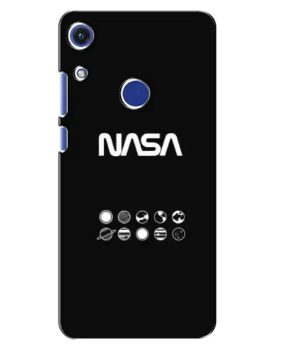 Чехол для Huawei Honor 8A с картинкой «NASA — технический принт»