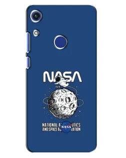 Чехол для Huawei Honor 8A с картинкой «NASA — лунная миссия»