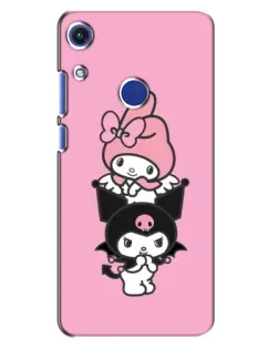 Чехол для Huawei Honor 8A с картинкой «My Melody и Kuromi»