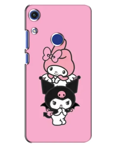 Чехол для Huawei Honor 8A с картинкой «My Melody и Kuromi»