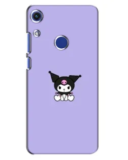 Чехол для Huawei Honor 8A с картинкой «Kuromi — фиолетовый минимализм»