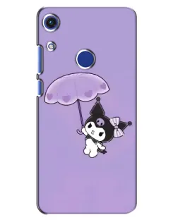 Чехол для Huawei Honor 8A с картинкой «Kuromi с зонтиком»