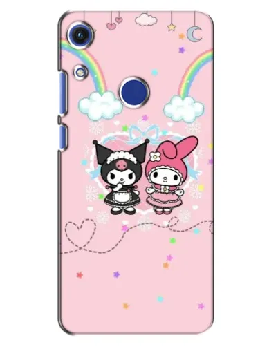 Чехол для Huawei Honor 8A с картинкой «My Melody и Kuromi»