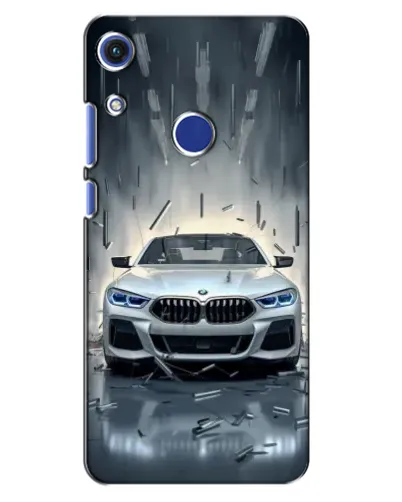 Чехол для Huawei Honor 8A с картинкой «BMW в свете фар»