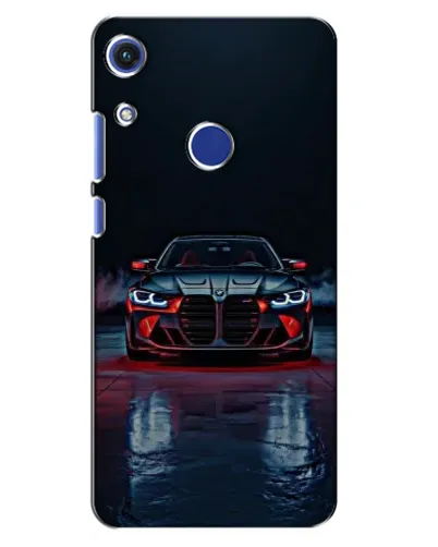 Чехол для Huawei Honor 8A с картинкой «BMW на мокрой дороге»