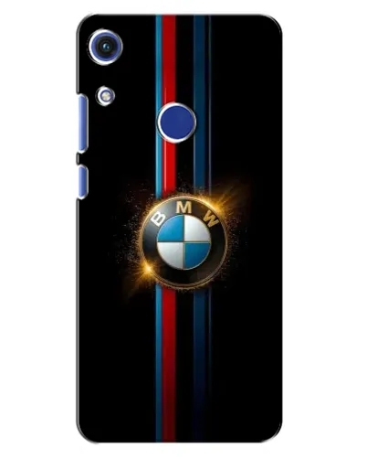 Чехол для Huawei Honor 8A с картинкой «BMW M-Power неон»